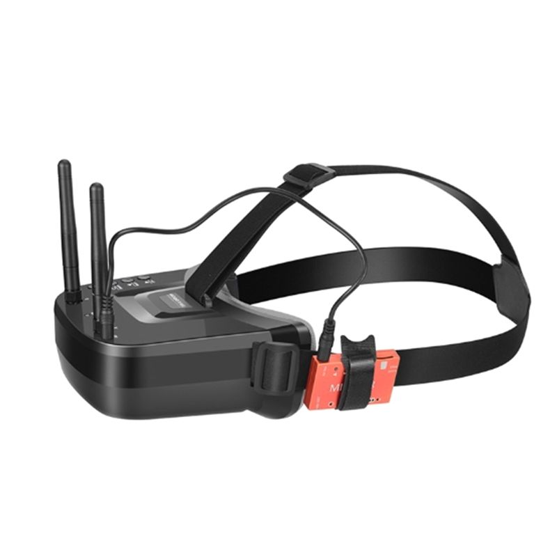Fpv Drone Goggles - ABKQ-High-Quality VR009 5.8G 40CH FPV Goggles