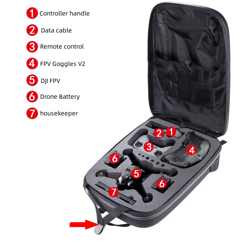 Backpack Hard Case EVA Liner S - Fpv Drone Bag recensione e prezzo