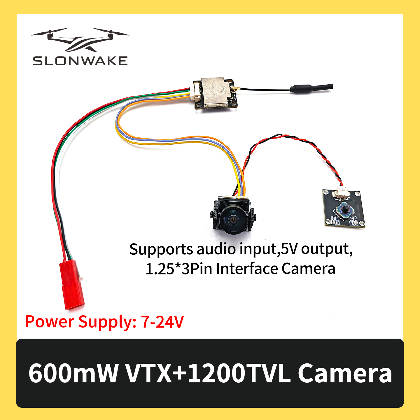 SLONWAKE 5.8G 600mW 7-24V FPV  - Fpv Drone Transmitter recensione e prezzo