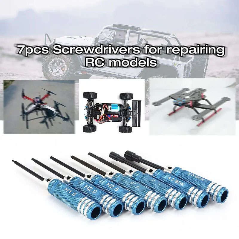 7Pcs 1.5 2.0 2.5mm RC Hex Driv - Fpv Drone Tool Kit recensione e prezzo