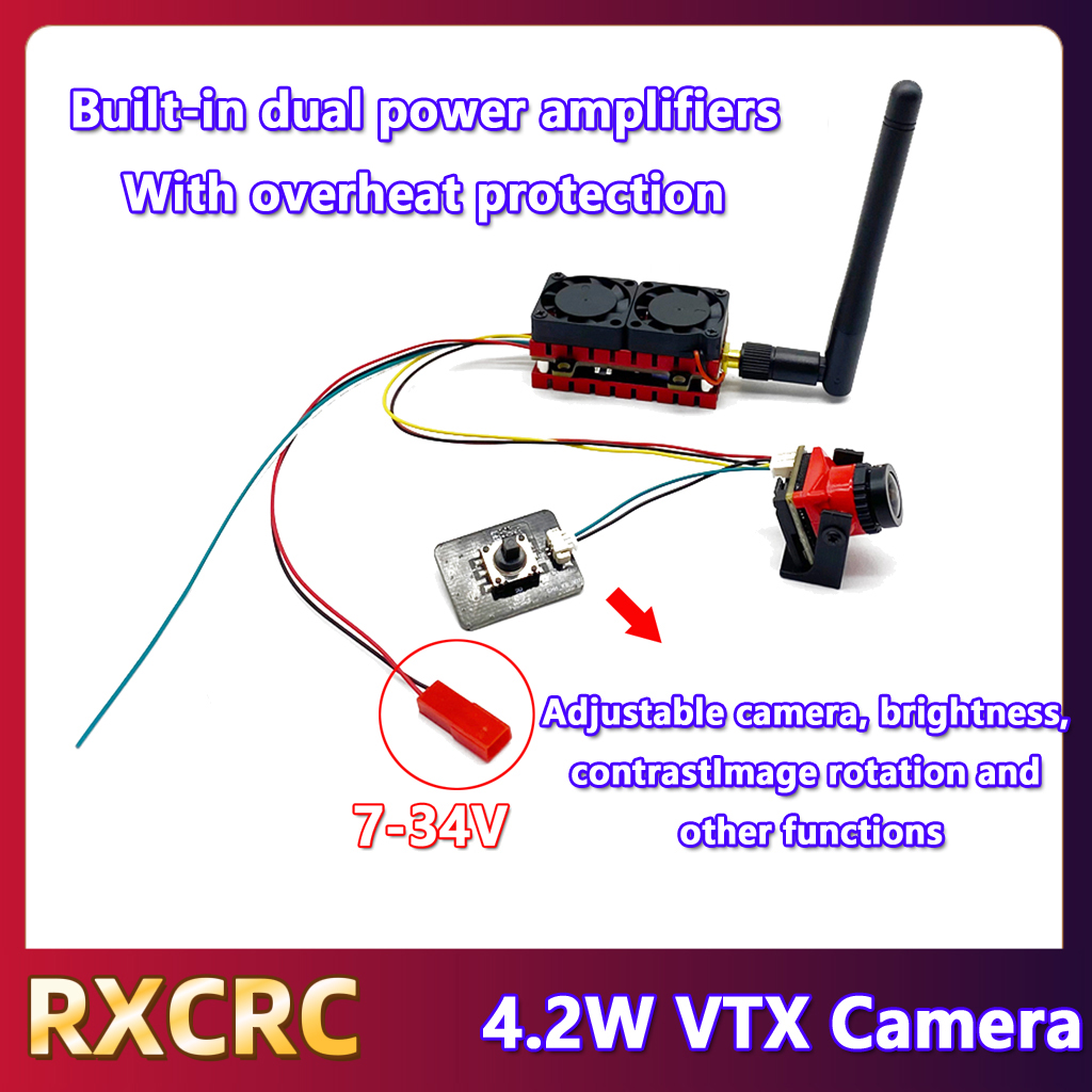 RXCRC 5.8G 48CH 4.2W High Powe - Fpv Drone Camera recensione e prezzo