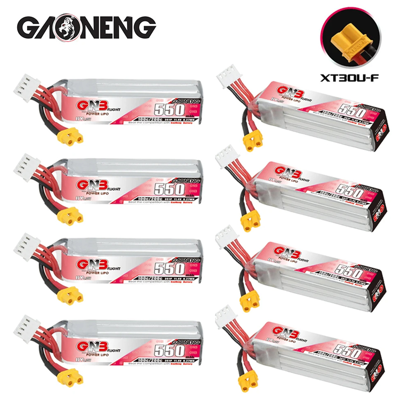 GNB HV 11.4V 550mAh 100C/200C  - Fpv Drone Battery recensione e prezzo