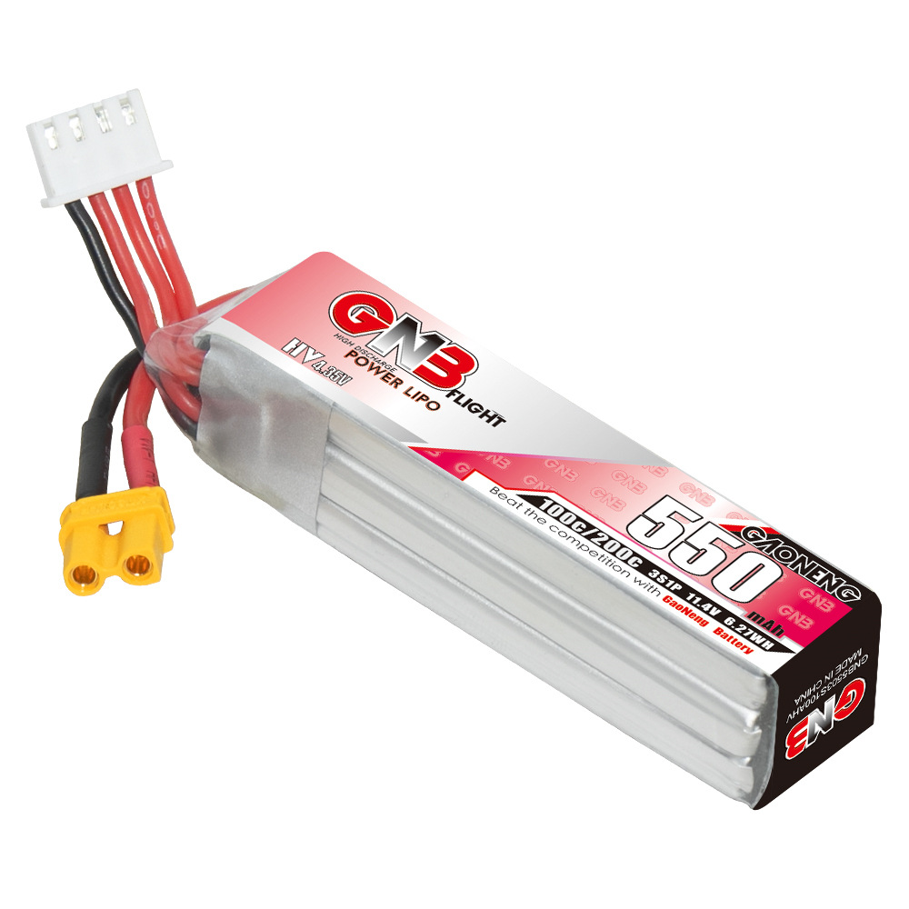 GNB HV 11.4V 550mAh 100C/200C  - Fpv Drone Battery recensione e prezzo