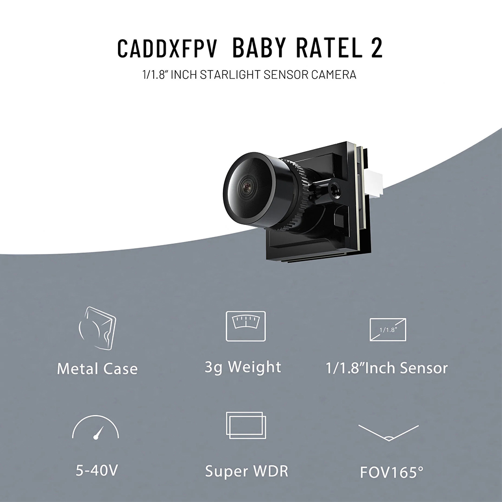 CADDX Micro FPV Camera Ratel 2 - Fpv Drone Camera recensione e prezzo