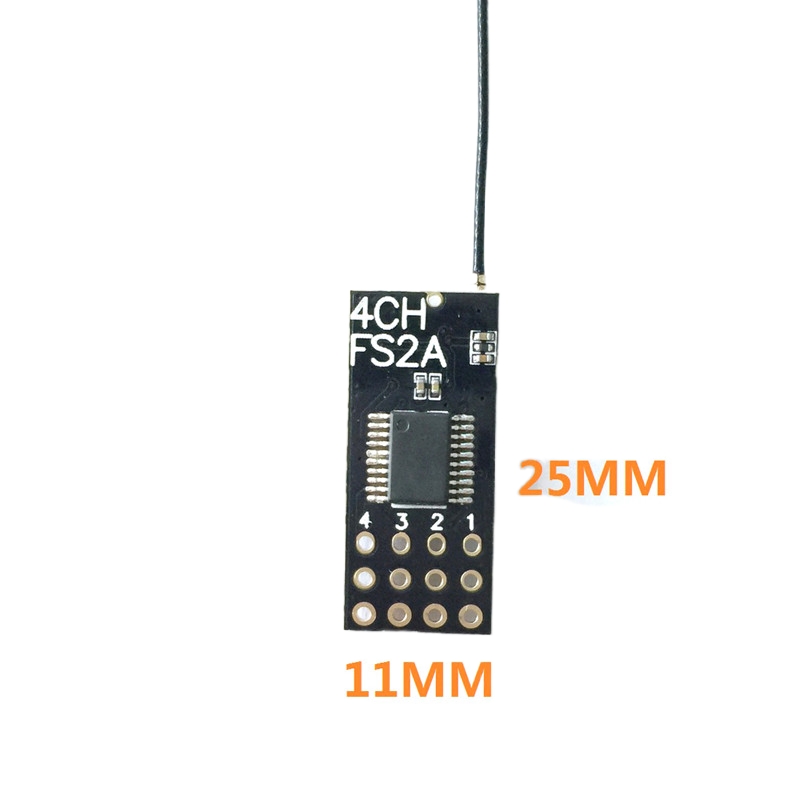 Flysky FS2A Mini Receiver 4CH  - Fpv Drone Battery recensione e prezzo