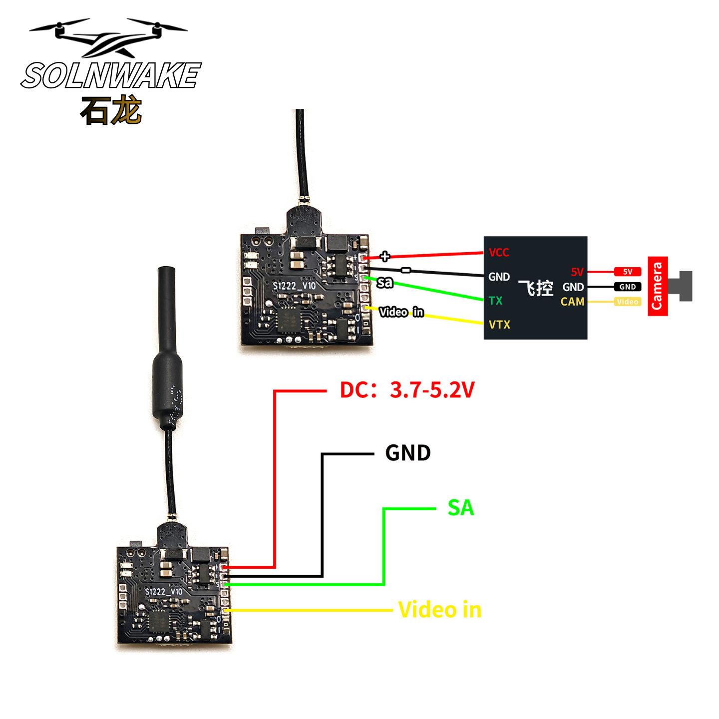 SLONWAKE Nano 5.8G 48CH 200mW  - Fpv Drone Transmitter recensione e prezzo