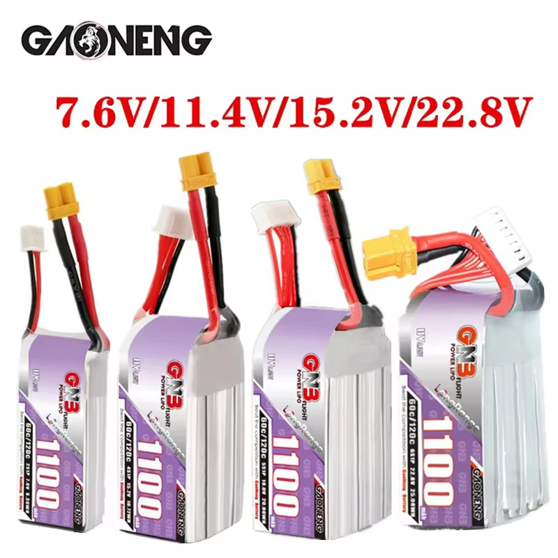 GNB 1100mAh 2S 3S 4S 6S 60C/12 - Fpv Drone Battery recensione e prezzo