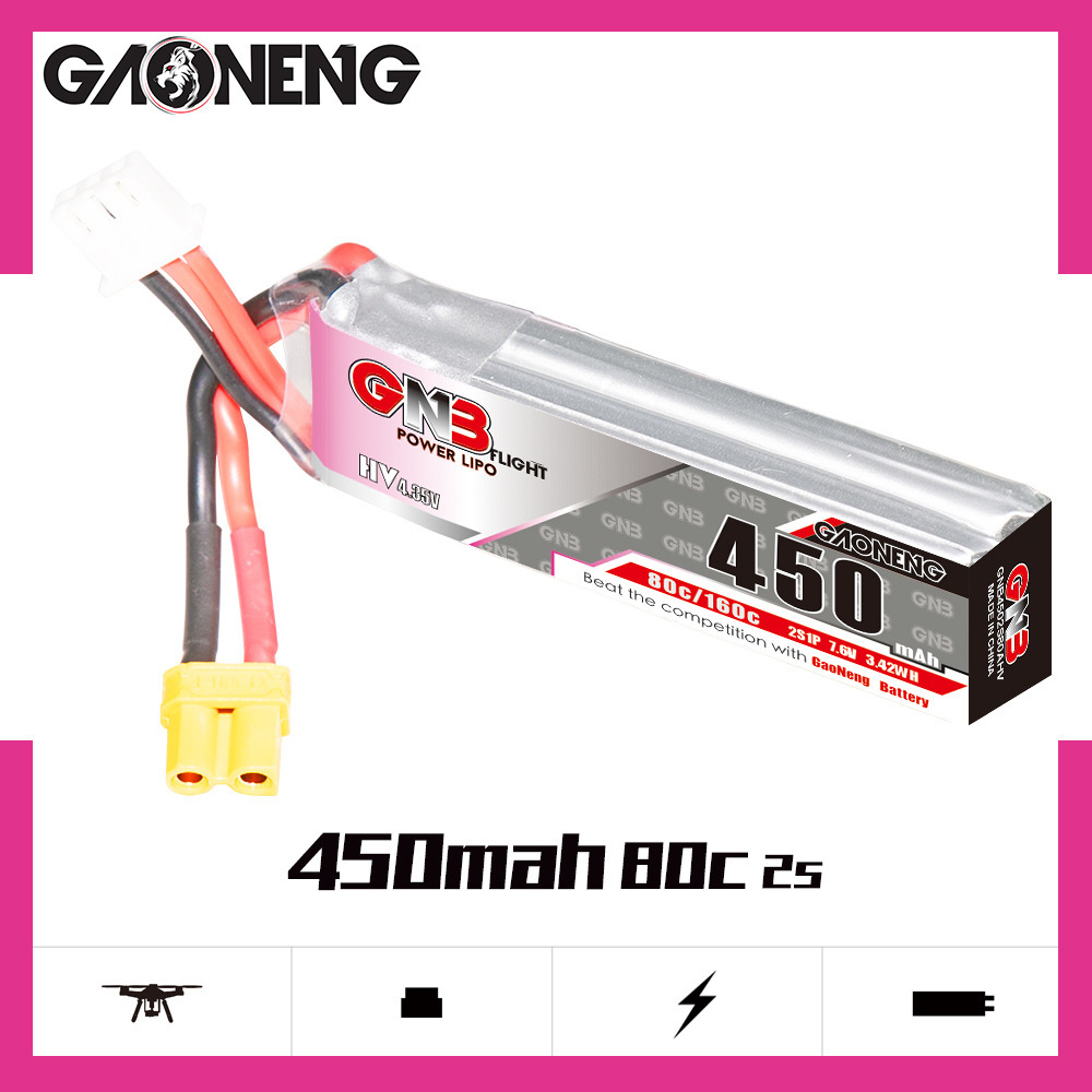 GNB LiPo Battery HV 2S 7.6V 45 - Fpv Drone Esc recensione e prezzo