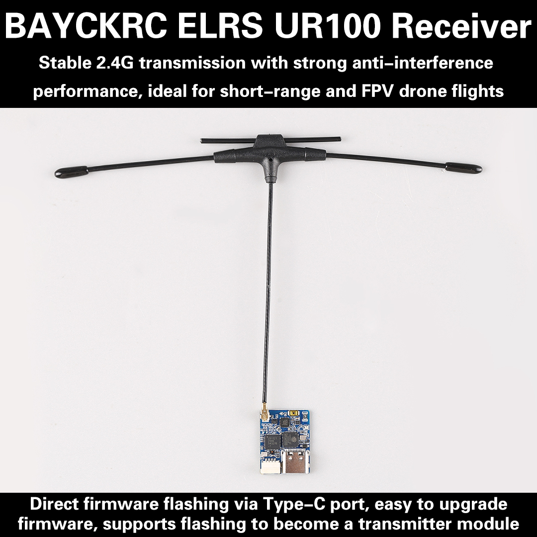 BAYCKRC UR100 ExpressLRS Dual  - Fpv Drone Frame recensione e prezzo